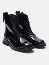 Лаковые ботинки из натуральной кожи