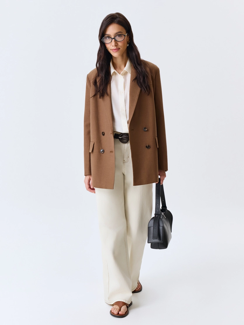 Жакет Oversize из тенселя