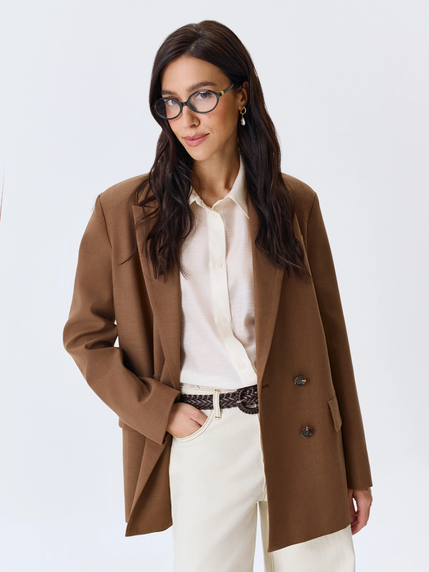 Жакет Oversize из тенселя