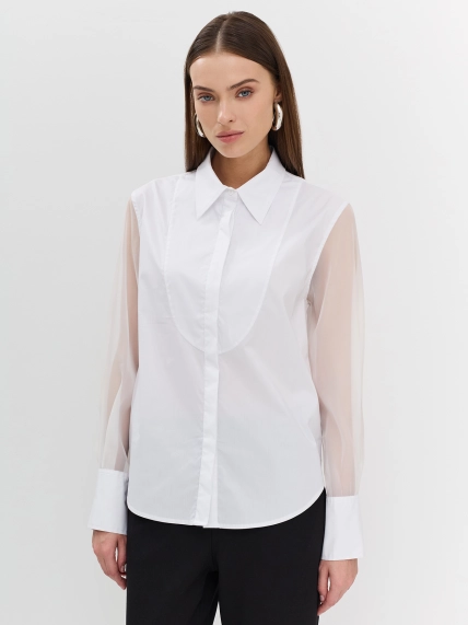 Белая рубашка Oversize