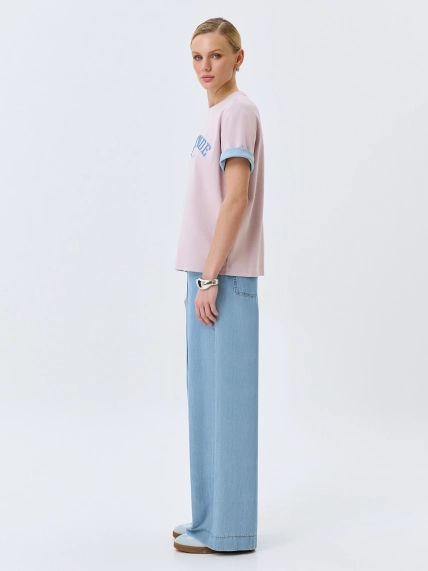 Тонкие хлопковые джинсы