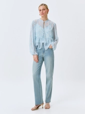 Классические джинсы с деликатной варкой