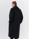 Двубортное пальто с шерстью