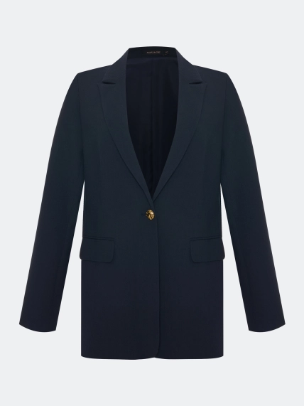 Однобортный свободный жакет