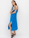 Яркое платье-сарафан  с разрезом
