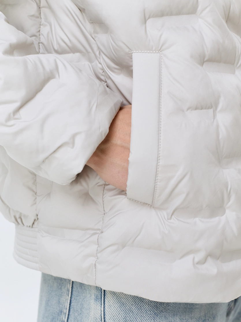 Куртка с абстрактной стежкой