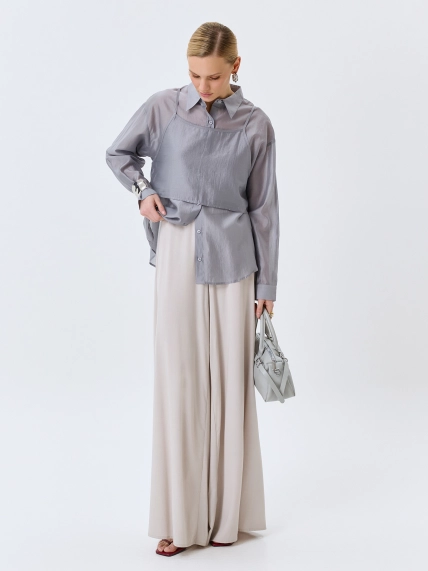 Широкие брюки-палаццо