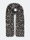 Мягкий шарф с анималистичным принтом