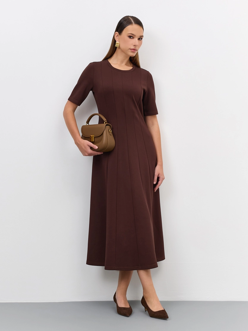 Трикотажное платье из вискозы