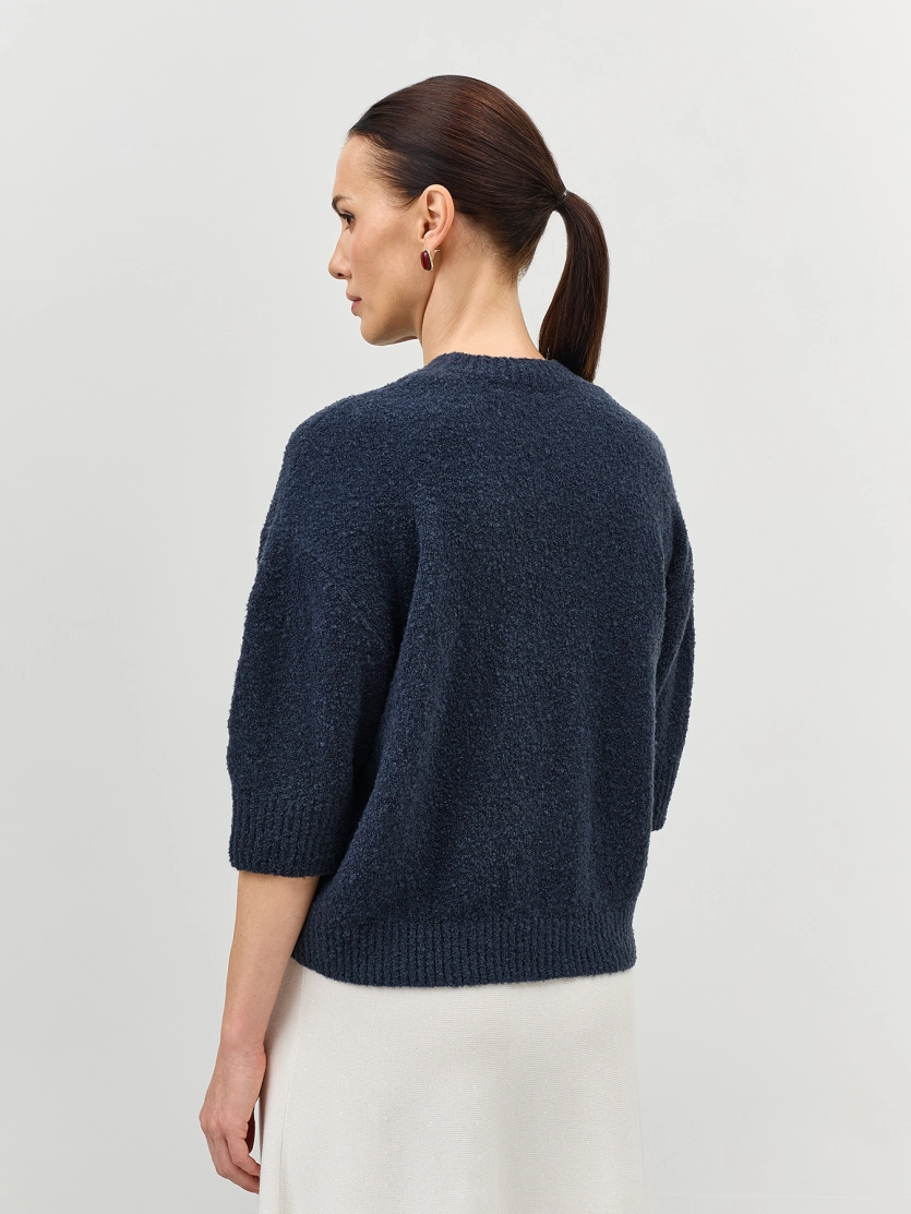 Джемпер из пряжи с эффектом букле