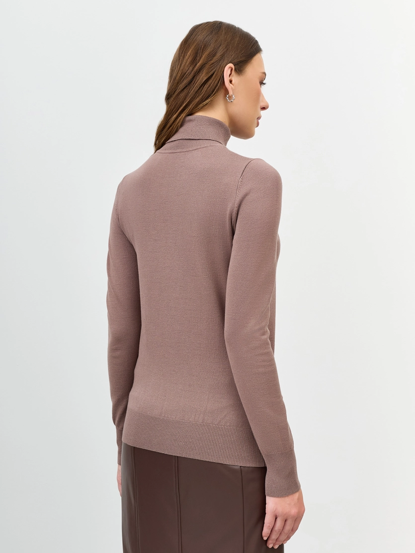 Базовая водолазка из смесовой вискозы