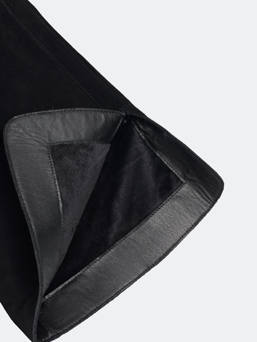 Ботфорты из замши