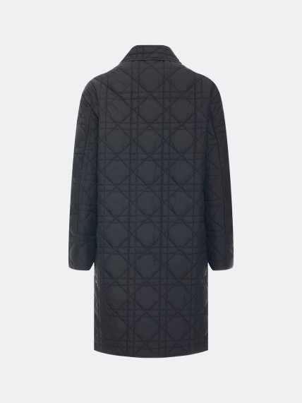 Укороченное стеганое пальто