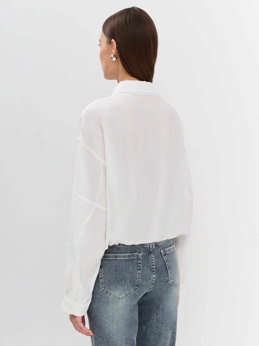 Укороченная блузка Oversize