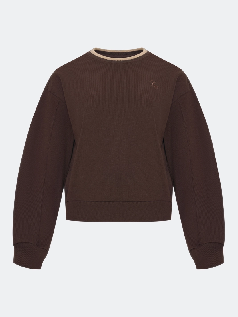 Свитшот из смесового хлопка