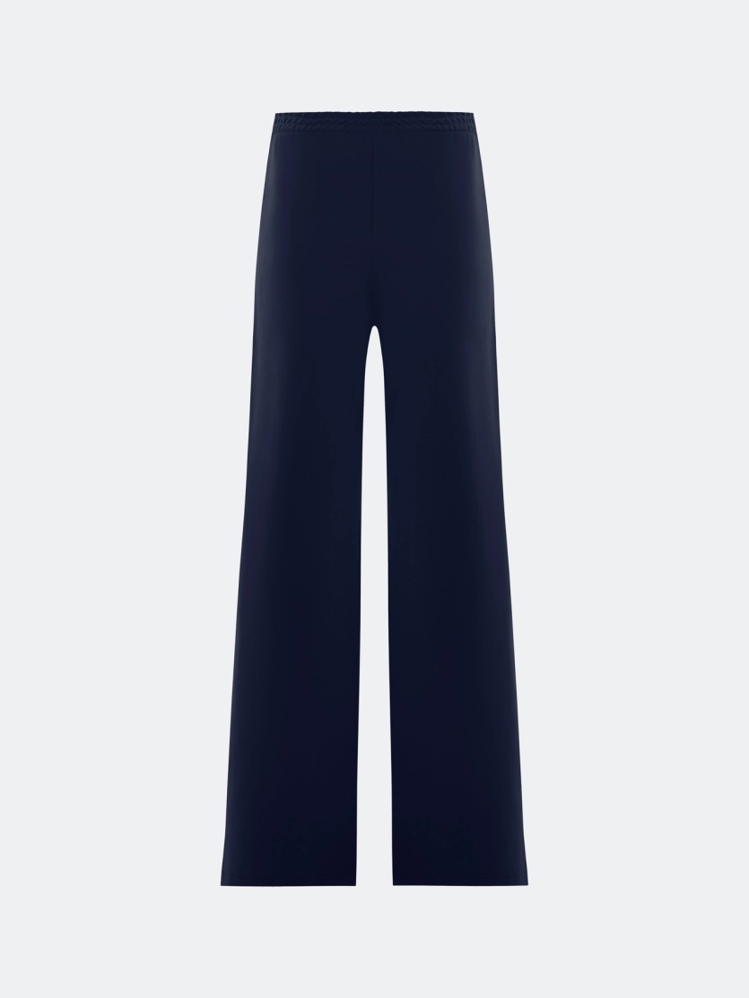 Трикотажные брюки с контрастным кантом