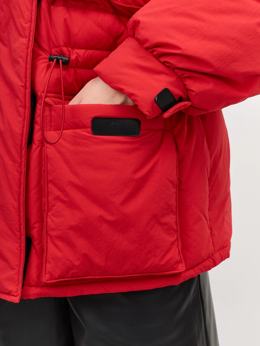 Яркая парка Oversize