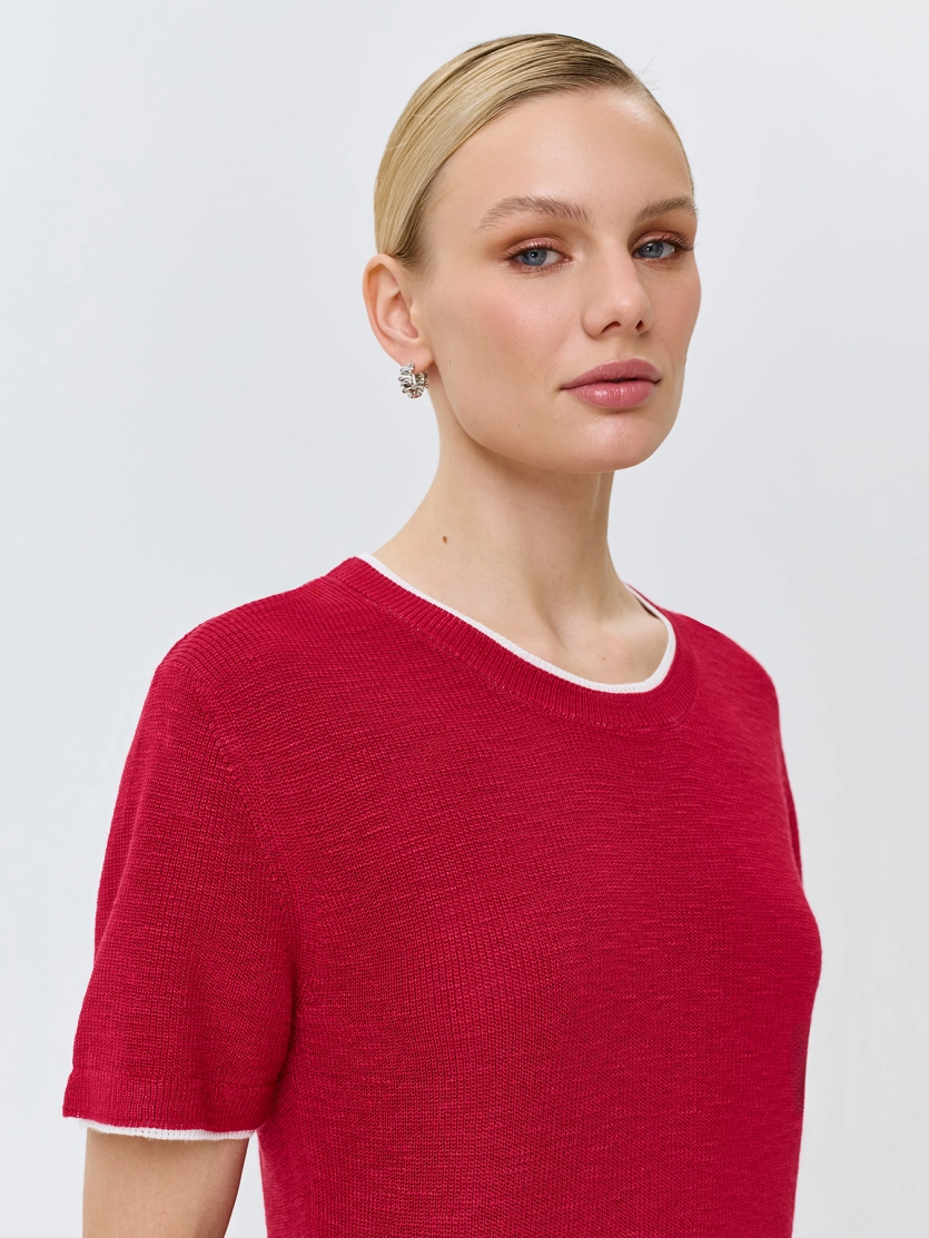 Вязаный джемпер из вискозы