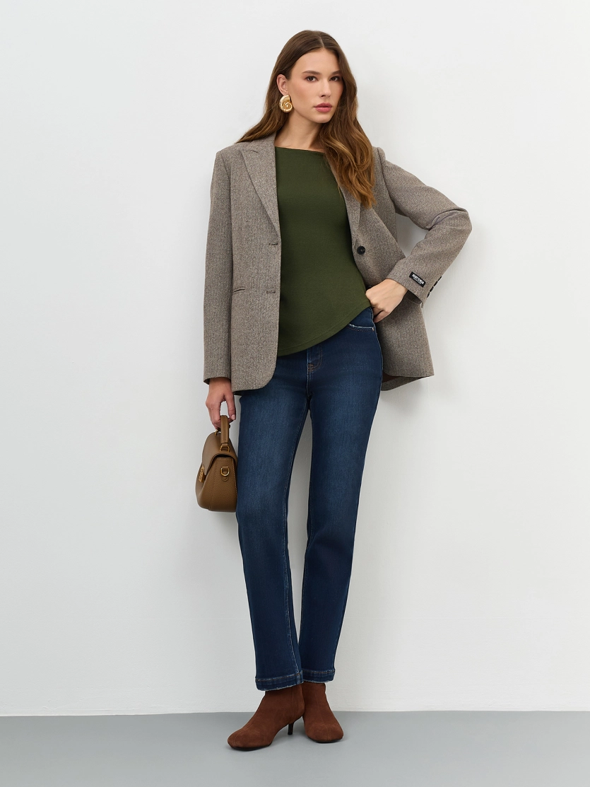 Утепленные джинсы с деликатной варкой