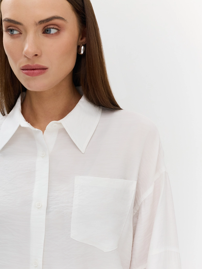 Укороченная блузка Oversize