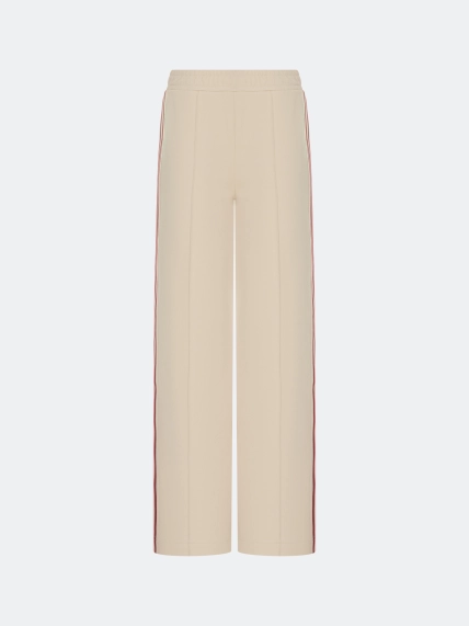 Трикотажные брюки с контрастными лампасами