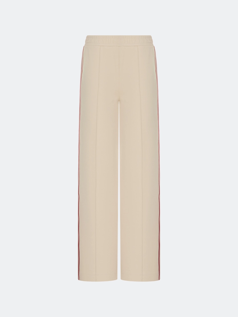 Трикотажные брюки с контрастными лампасами