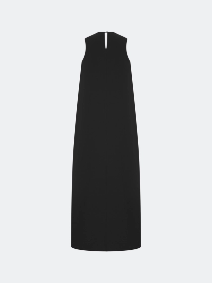 Платье макси с акцентными складками