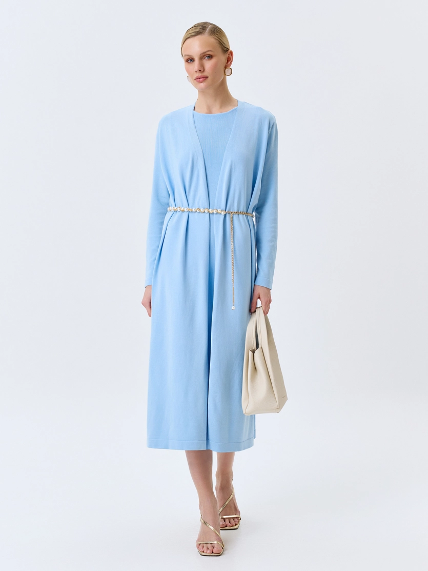 Вязаный кардиган из лиоцелла