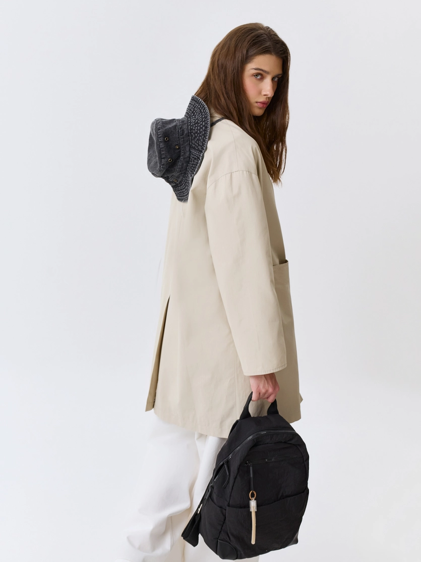 Джинсовая панама в стиле "сафари"