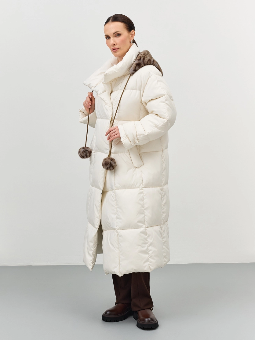 Капор из искусственного меха