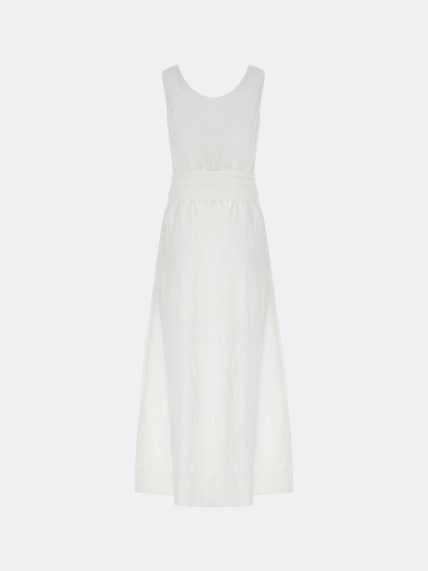 Свободное платье с поясом