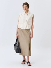 Свободная юбка из фактурной вискозы