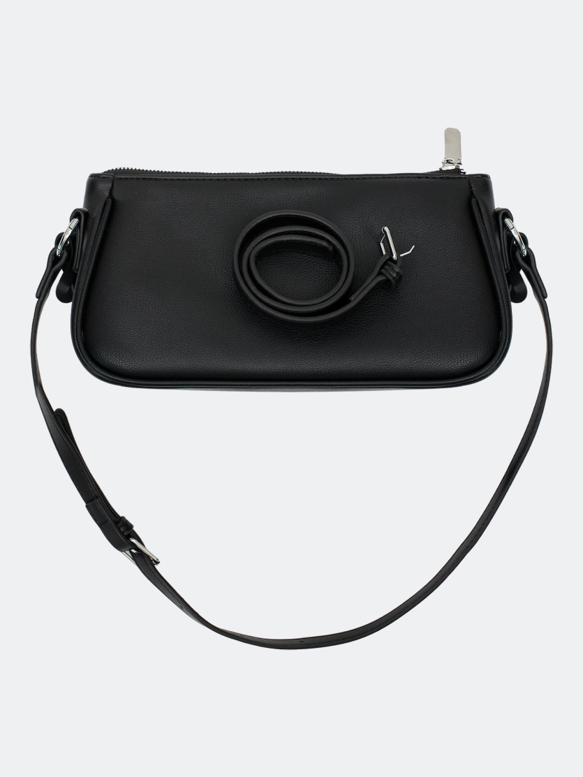 Сумка-такса с декоративной цепочкой