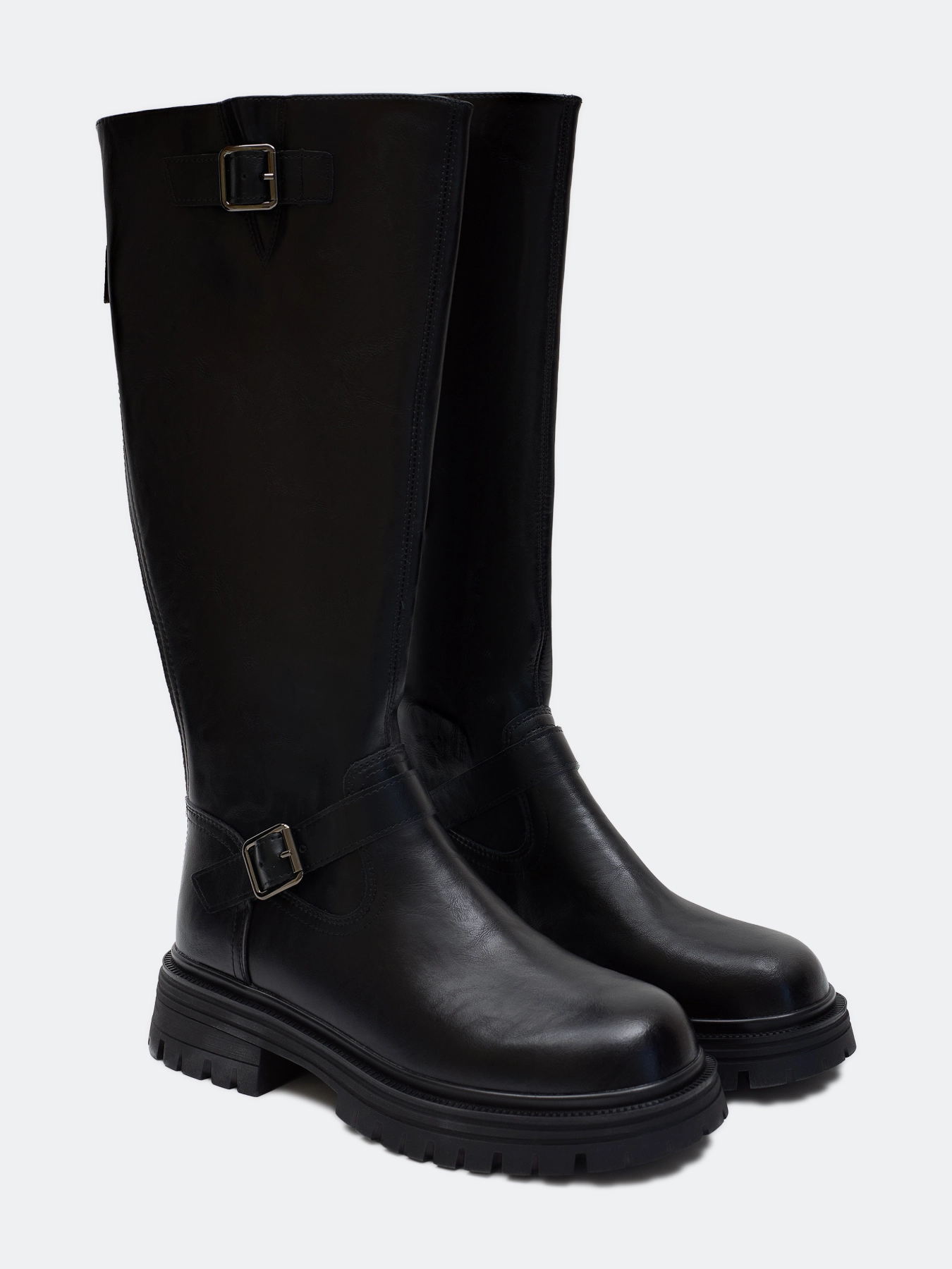 Сапоги-трубы с пряжками SAVAGE