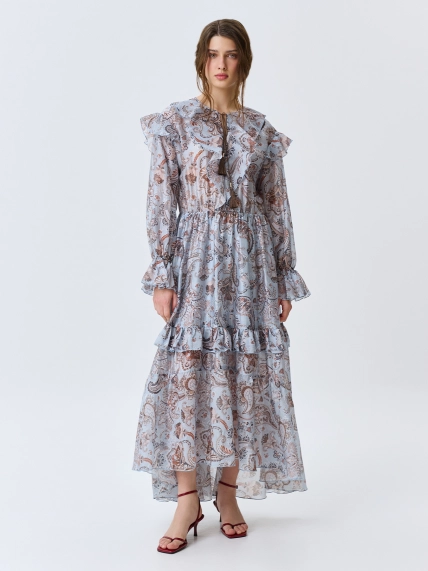 Платье с принтом в стиле "Бохо"