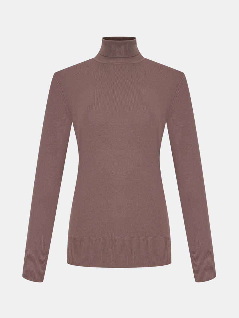 Базовая водолазка из смесовой вискозы