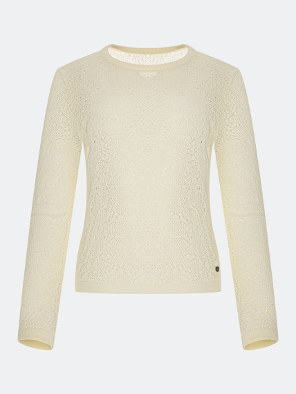 Ажурный вязаный  джемпер 