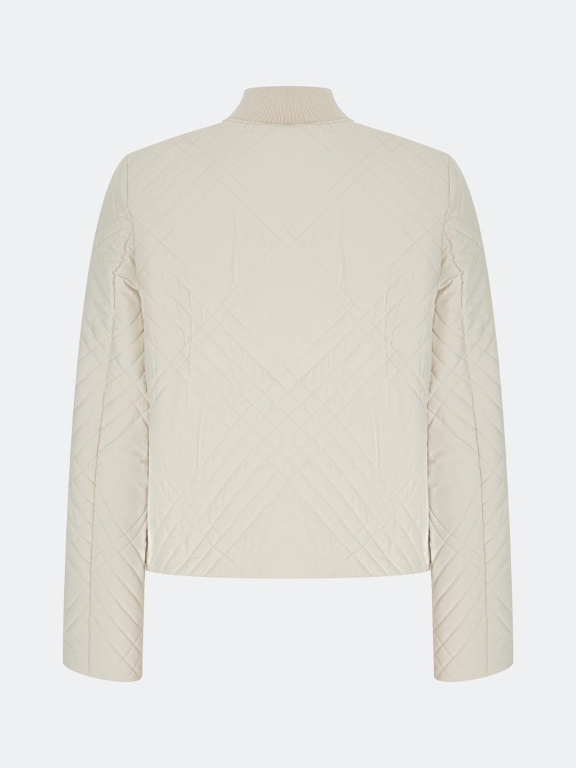 Утепленный жакет с фантазийной стежкой