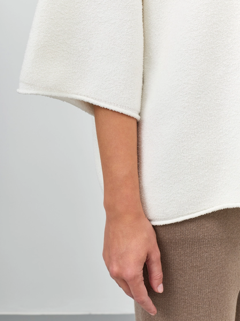 Oversize джемпер из текстурной пряжи