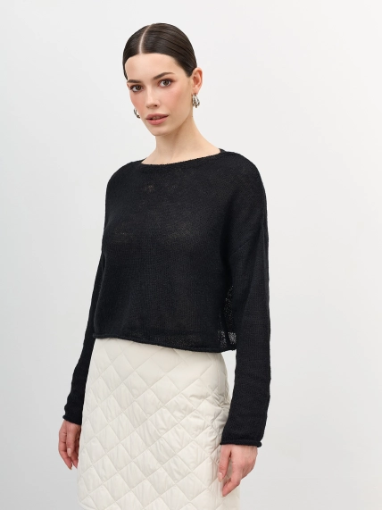 Укороченный тонкий джемпер