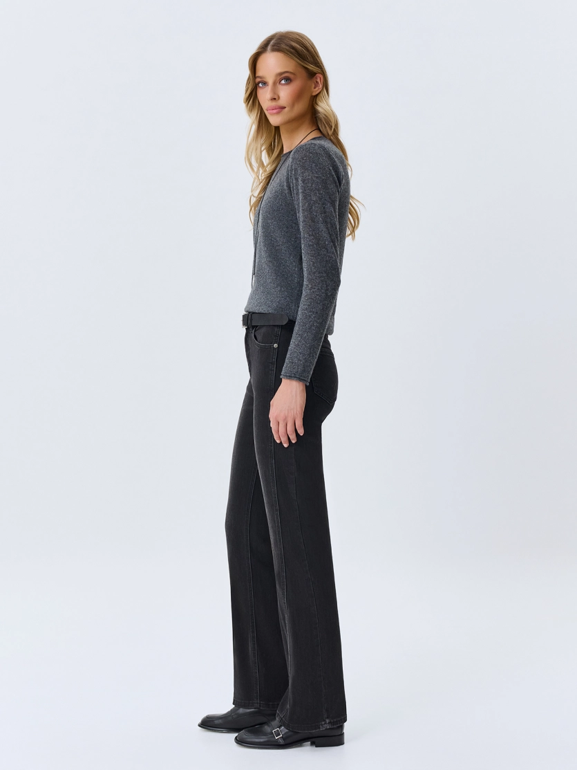 Графитовые джинсы Straight fit