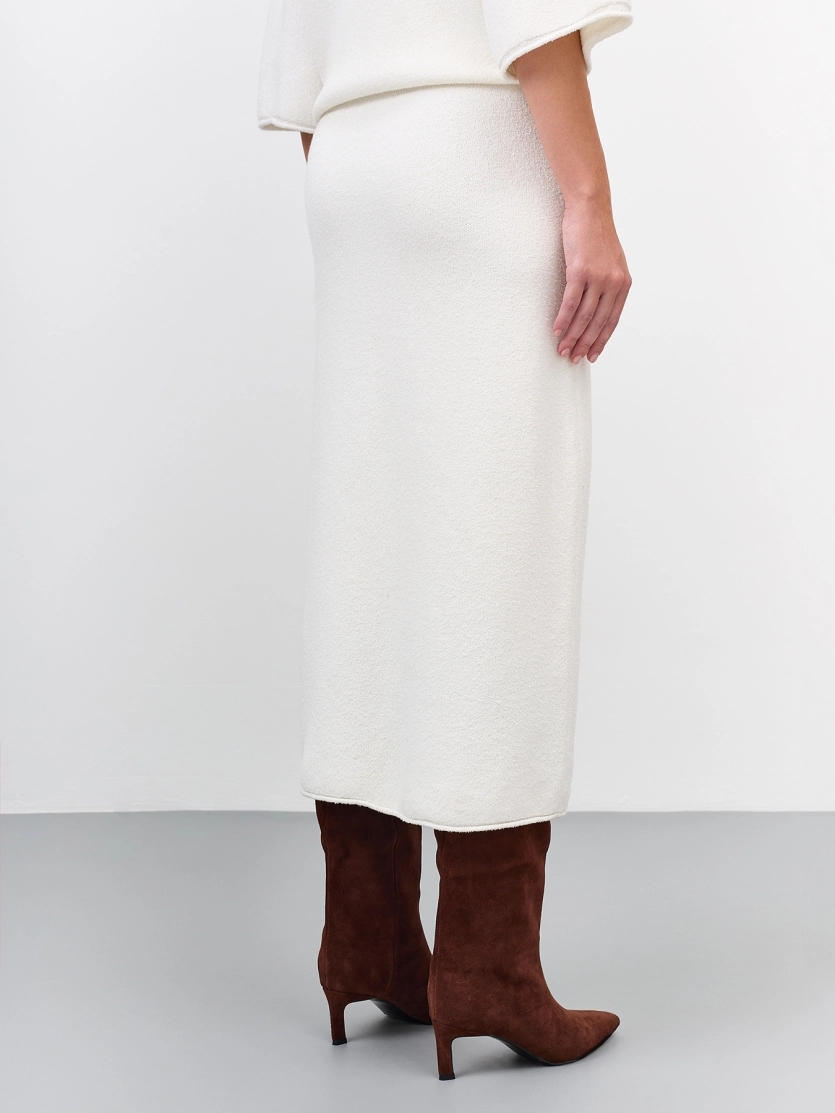 Юбка-миди из текстурной пряжи