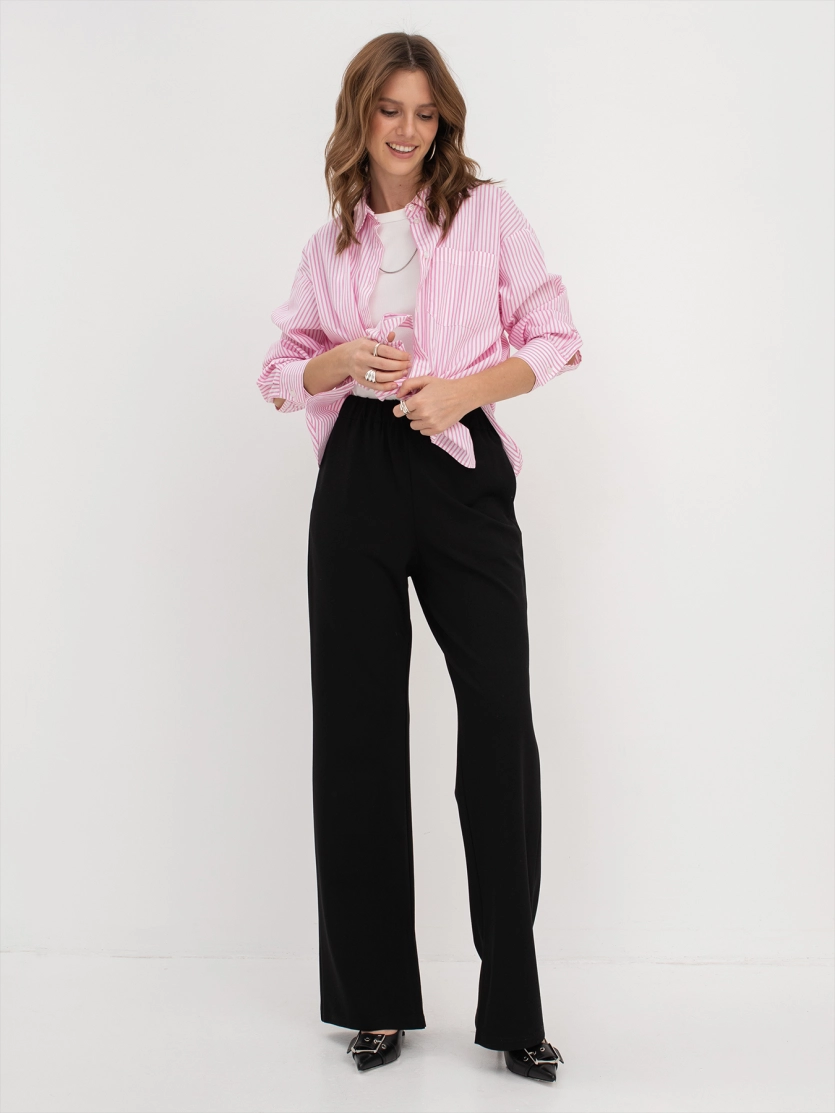 Брюки WIDE LEG из трикотажа