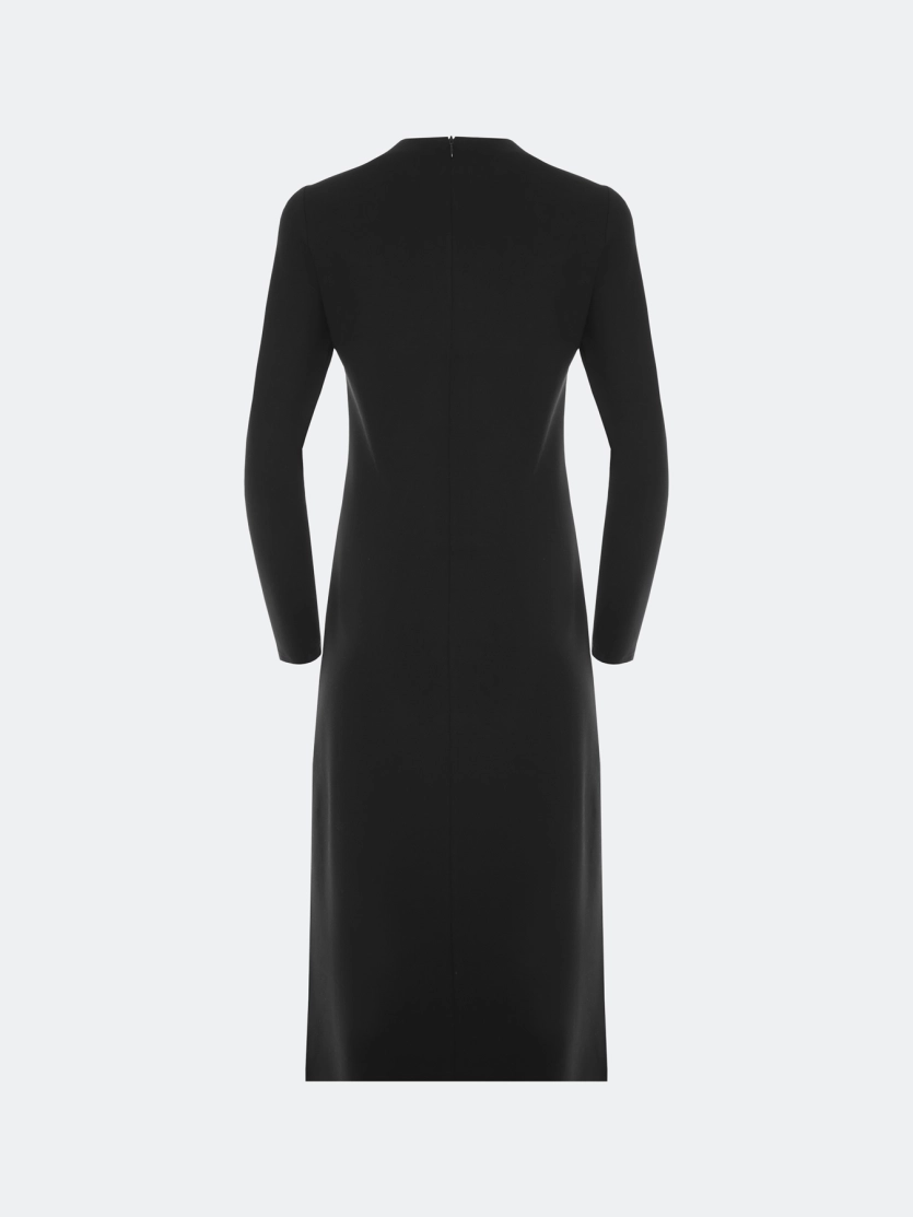 Элегантное платье-миди с разрезом