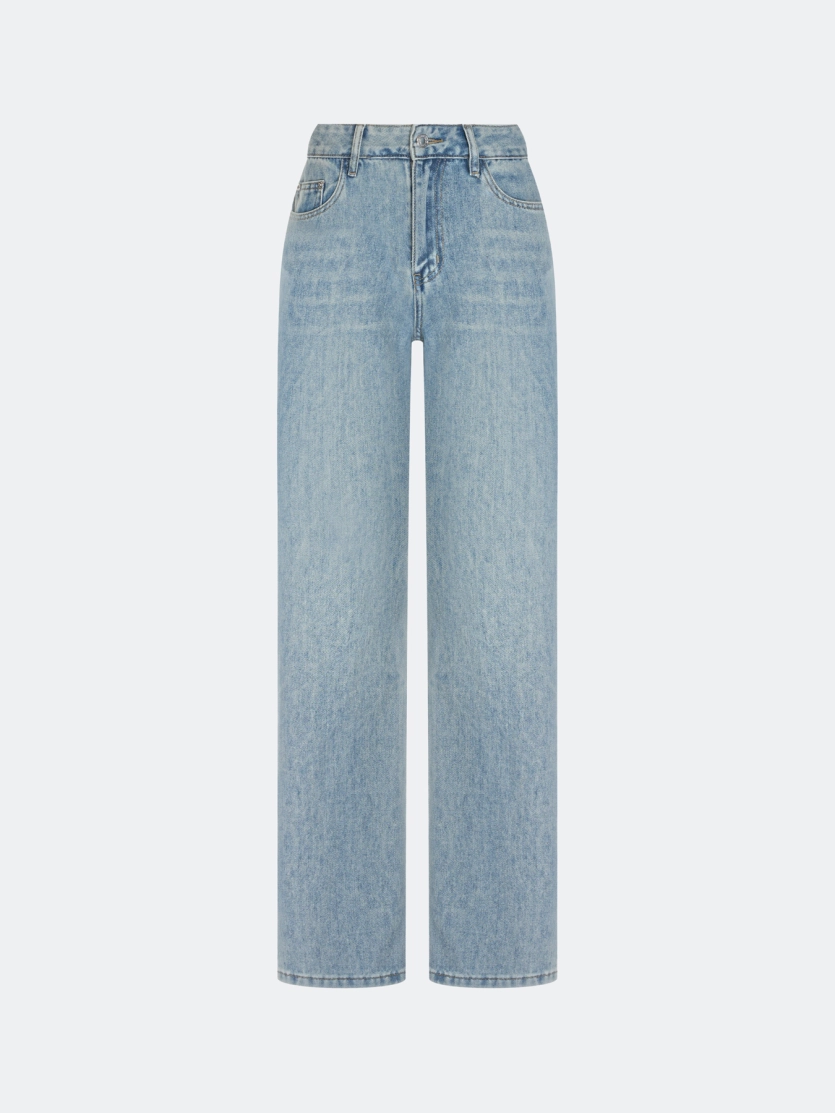 Свободные джинсы с деликатной варкой