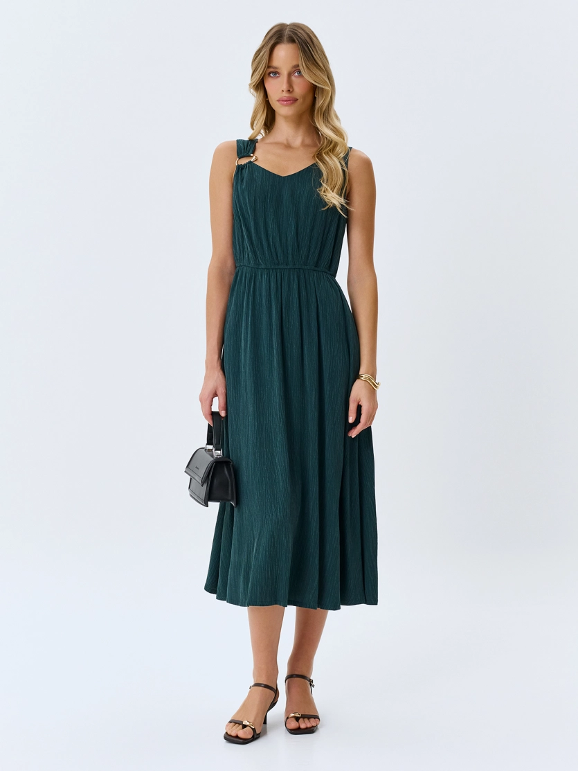 Платье из фактурного тенселя