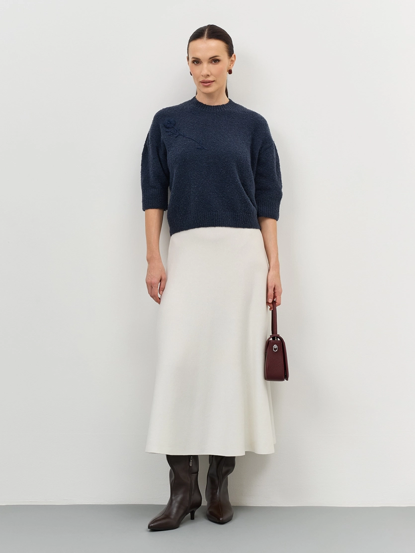 Джемпер из пряжи с эффектом букле