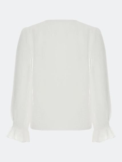 Романтичная блузка с воланами