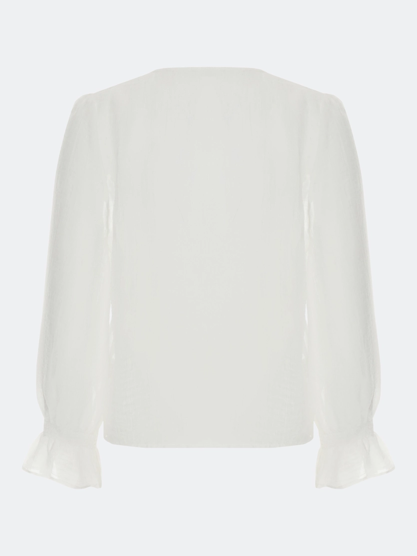 Романтичная блузка с воланами