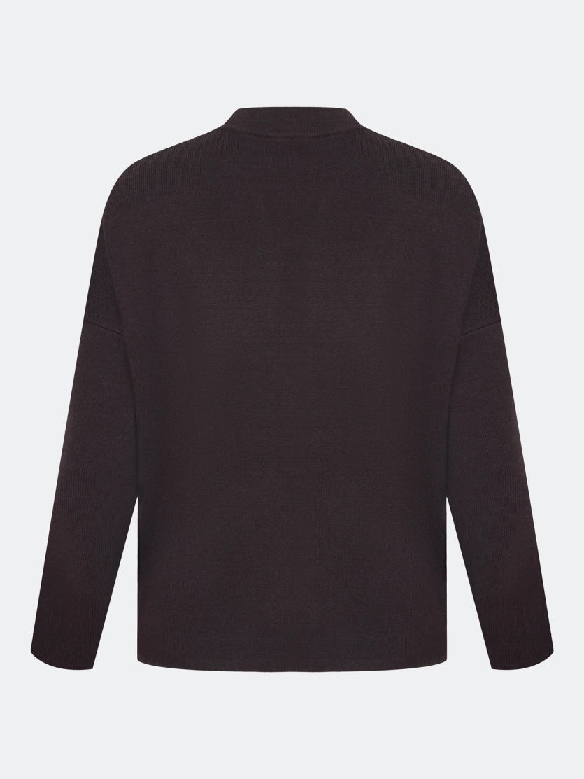 Свободный свитер с ангорой